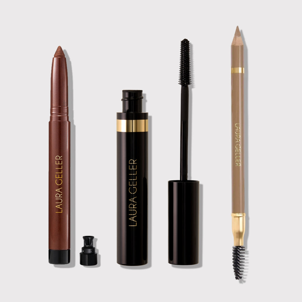 Build Your Own: Laura's 3 E's: Eyeliner. Eyelash & Eyebrows Kit (3PC)