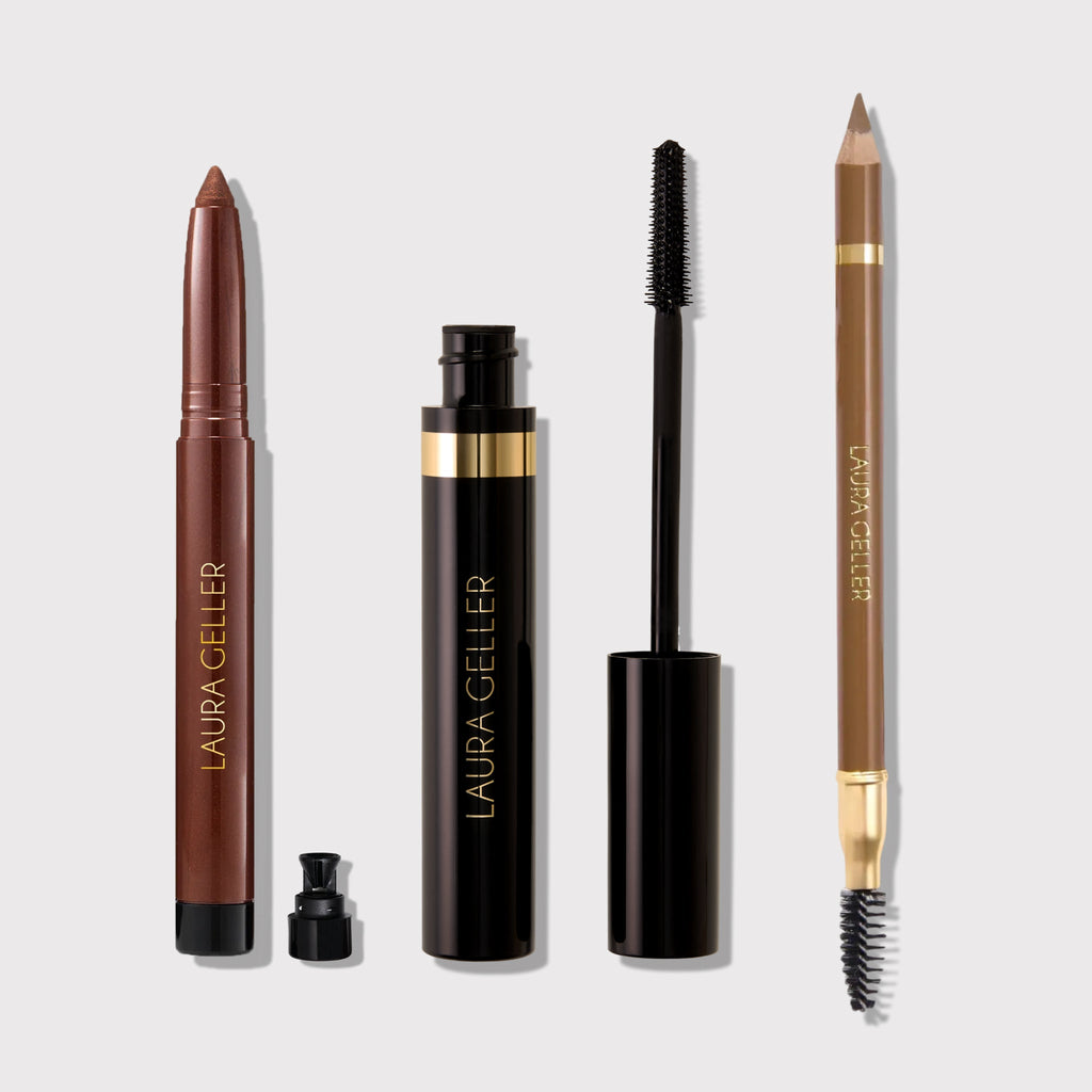 Build Your Own: Laura's 3 E's: Eyeliner. Eyelash & Eyebrows Kit (3PC)