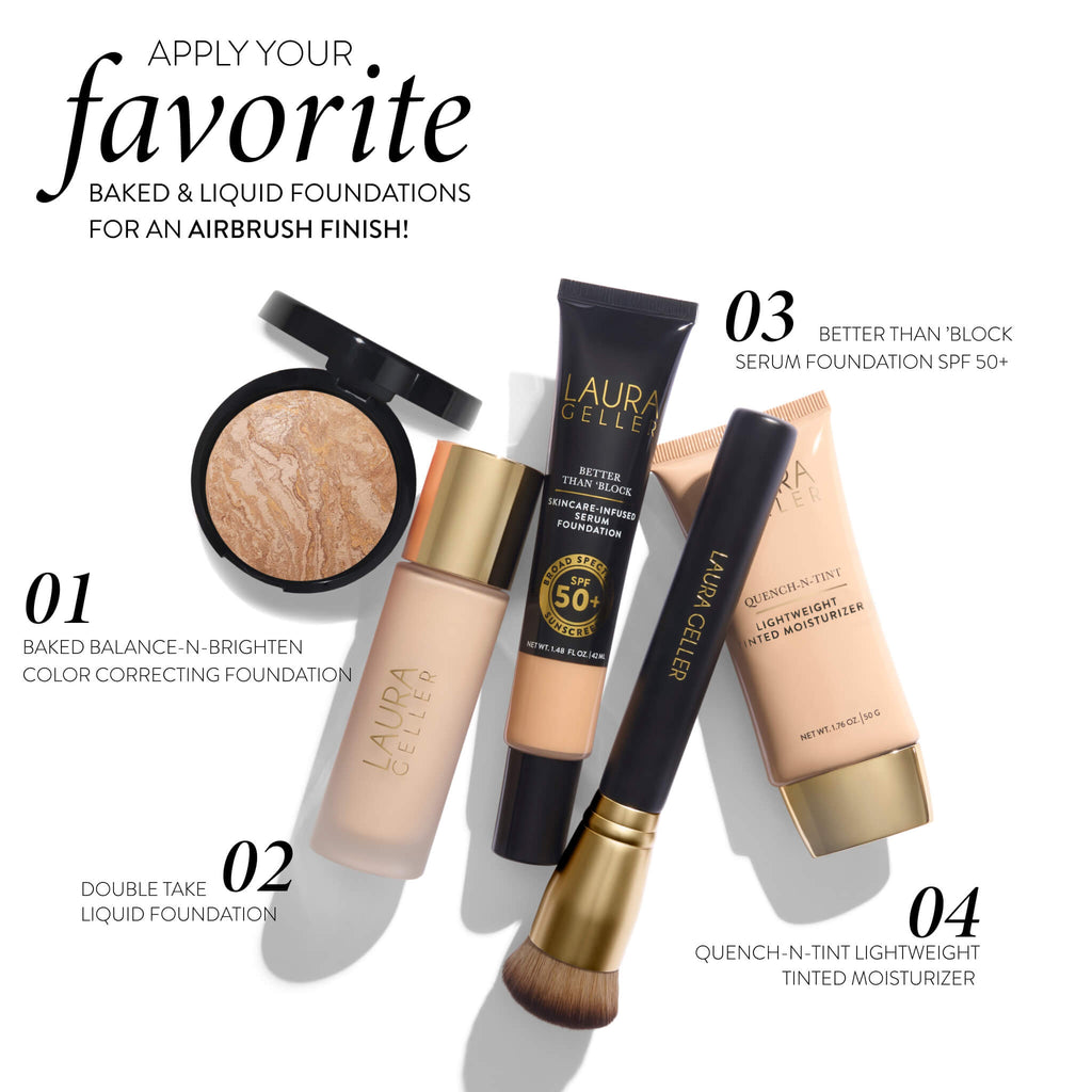 Pink Full Coverage Foundation Blending Brush