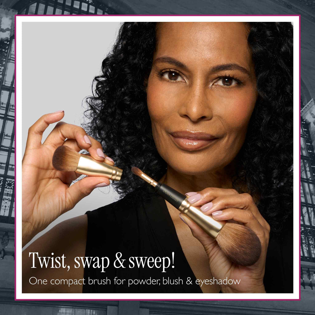 Geller To-Go 4-in-1 Travel Makeup Brush