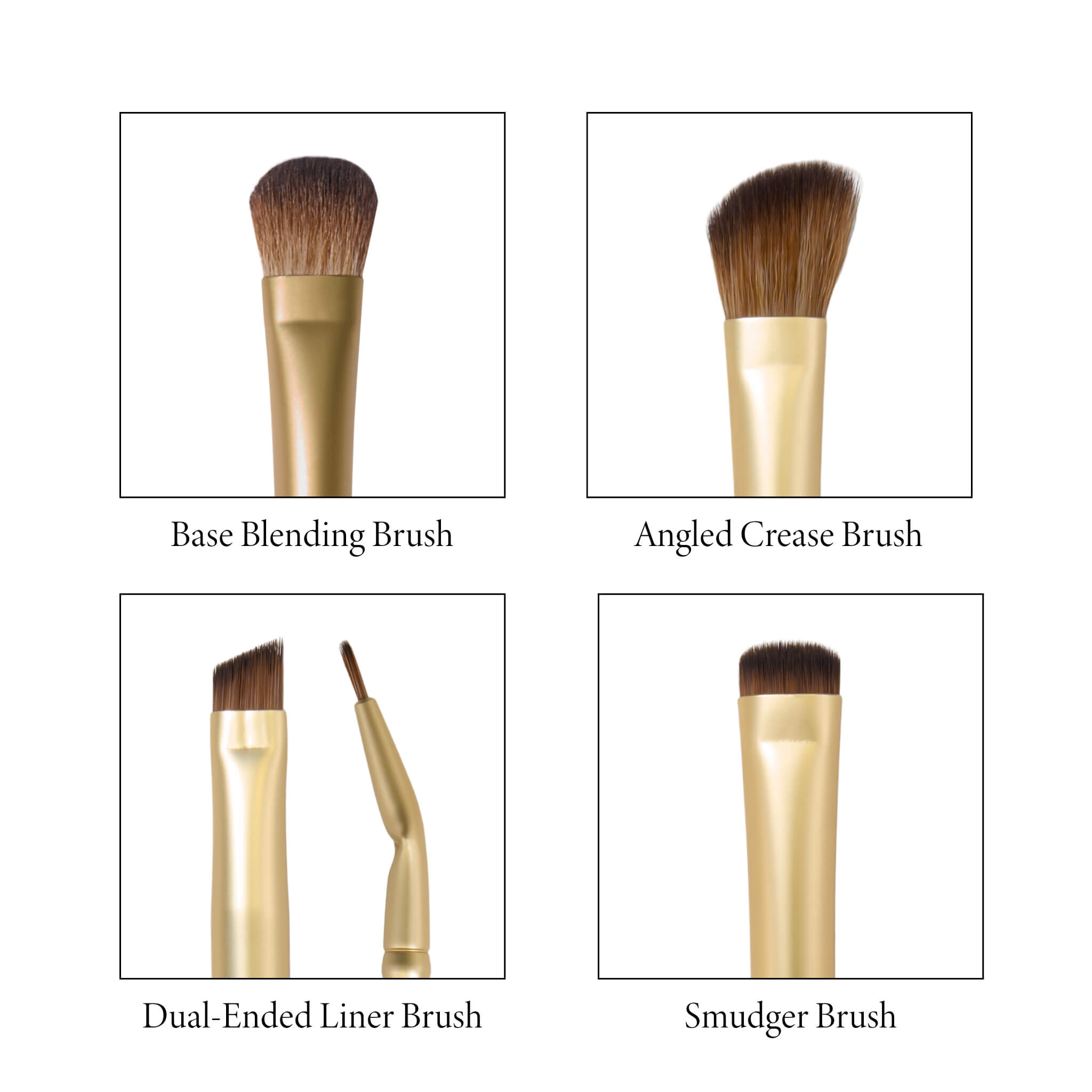 Shadow Skills 4PC Eye Brush Set